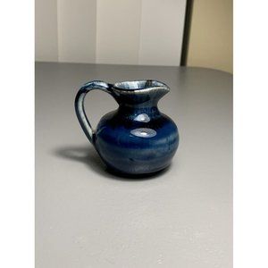 Ineke Canada British Columbia Miniature Signed Pottery Pitcher Jug Vase 2.25"